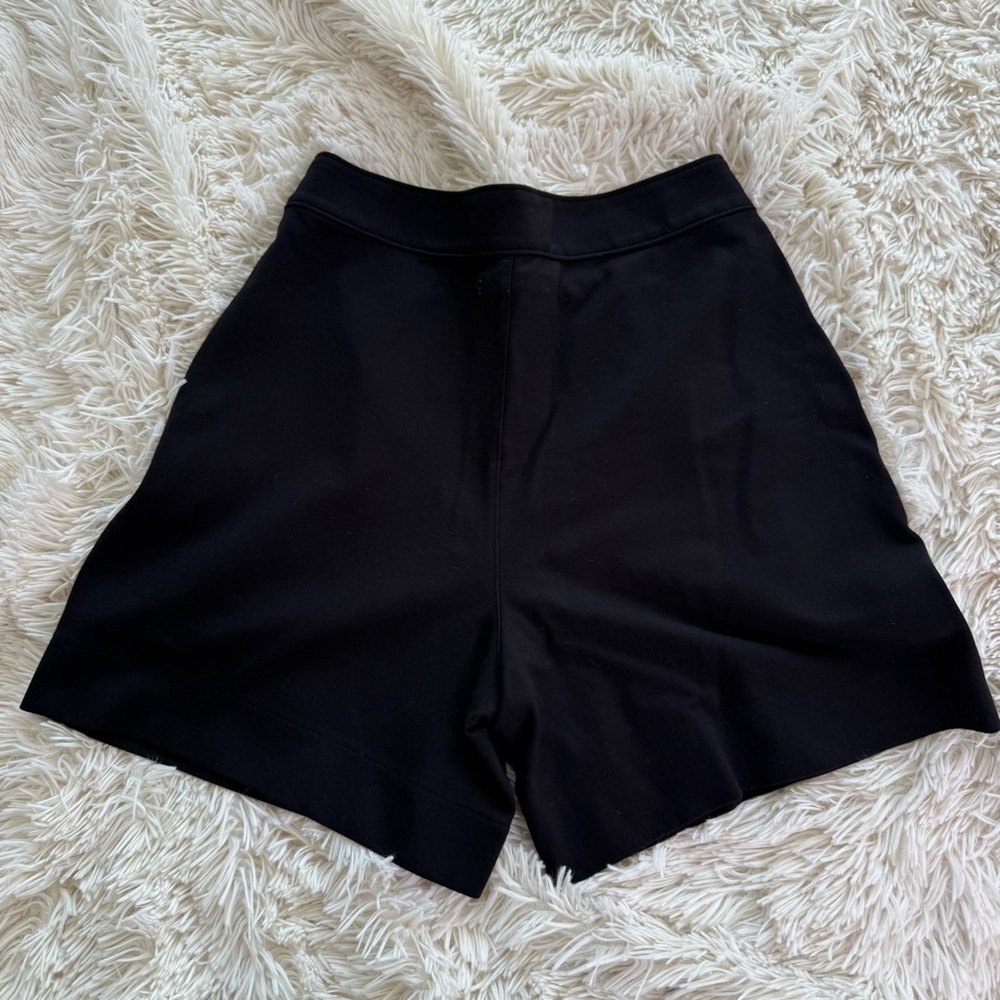 Madewell 2024 Black Pleated Short Ponte Size Small - Picture 7 of 14